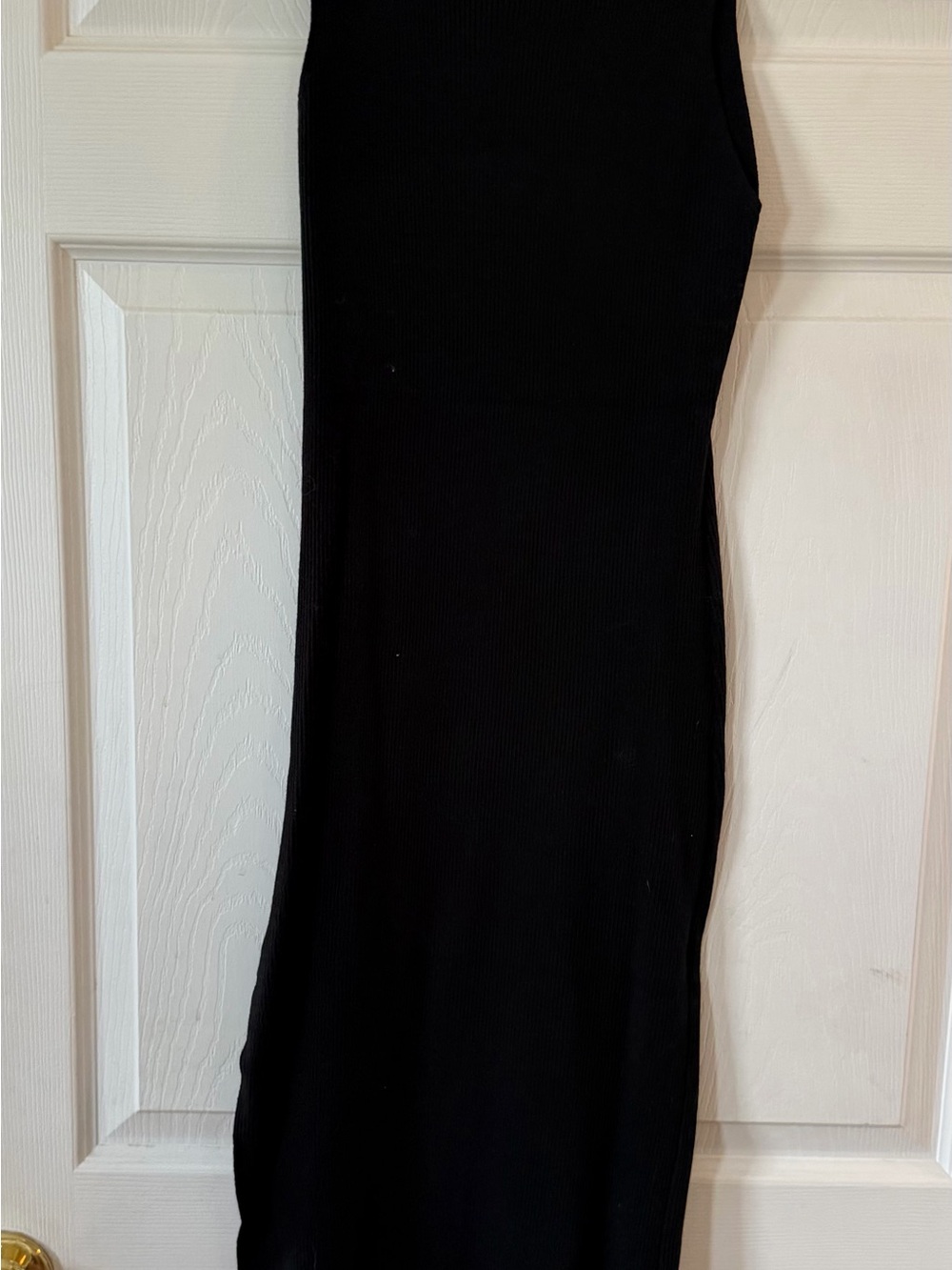 SHEIN Black Sleeveless Midi Dress